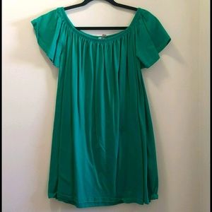 Off the shoulder t shirt dress